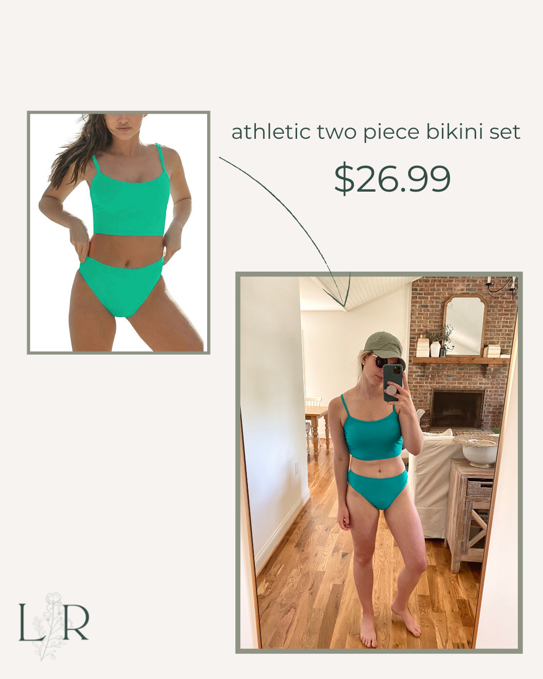 Athletic Two-Piece Swimsuit | Louella Reese