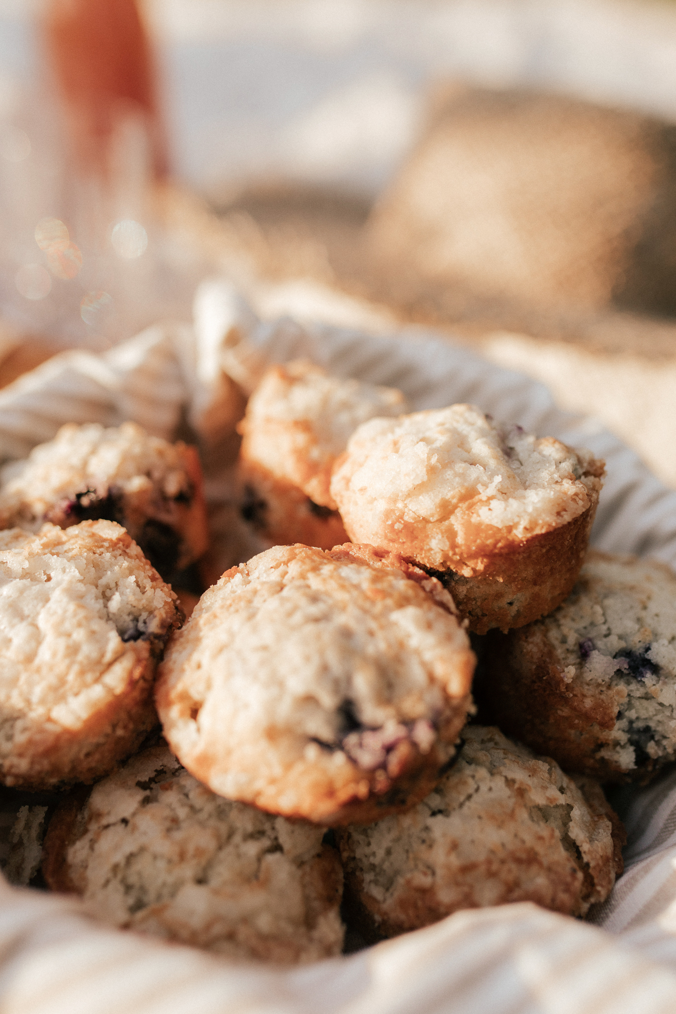 Healthier Blueberry Muffins | Louella Reese