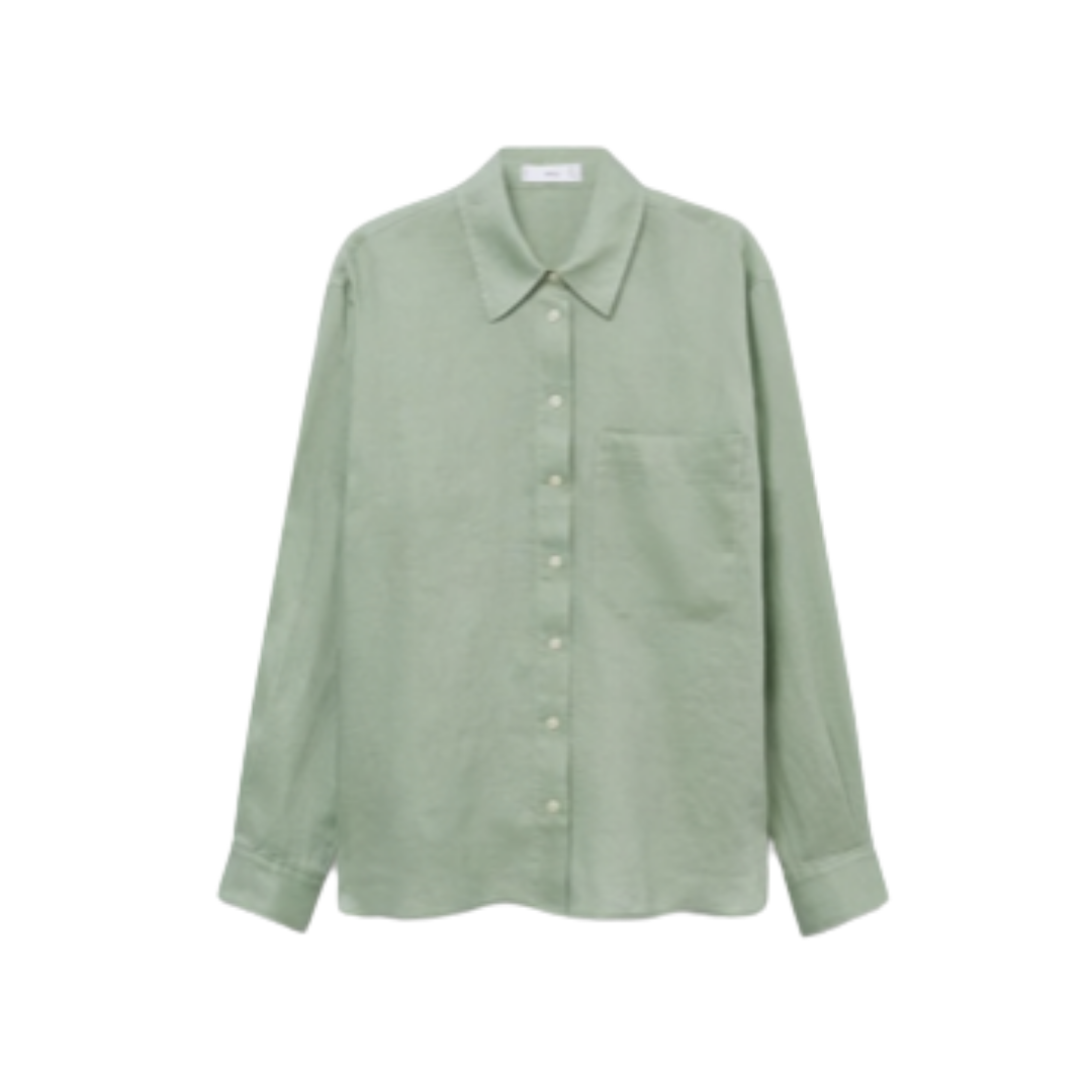affordable women's linen shirt | Louella Reese