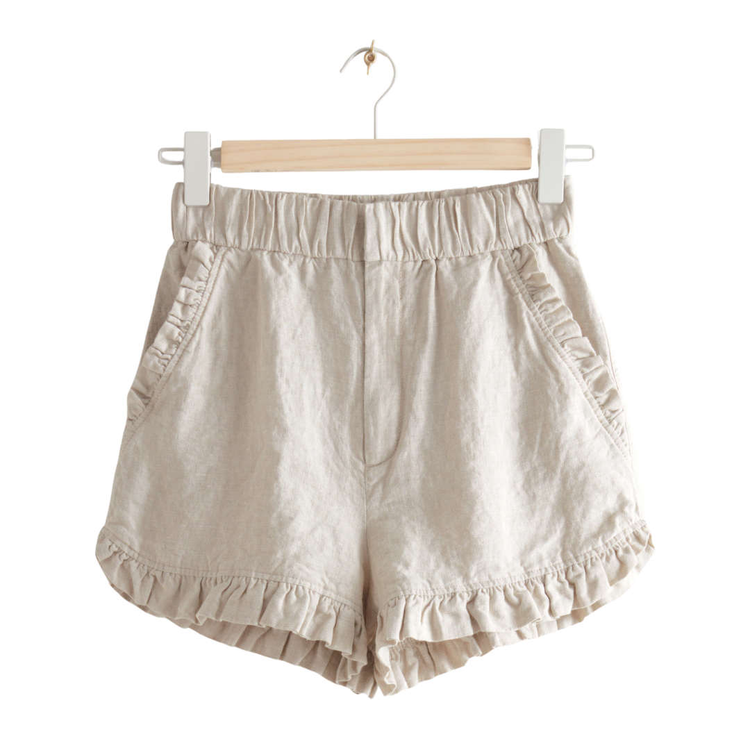 affordable linen shorts for summer | Louella Reese