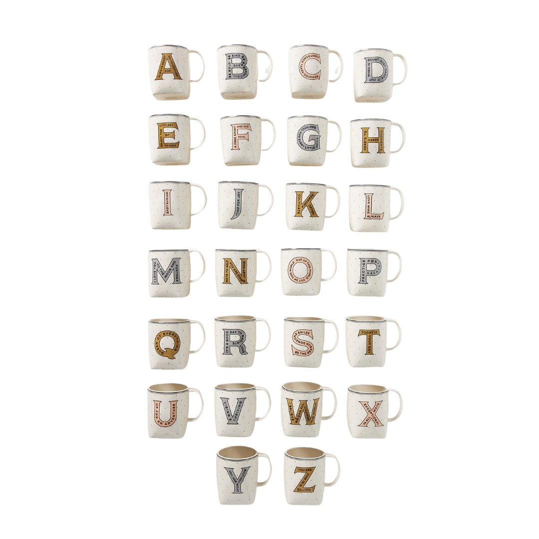 Monogram mugs, hostess gift idea | Louella Reese