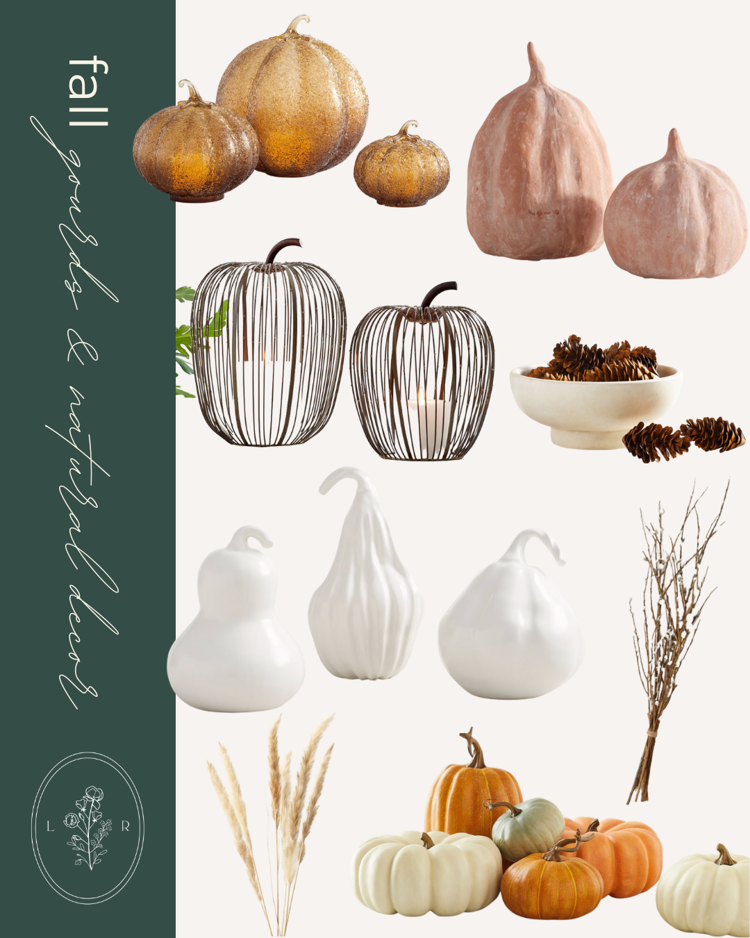 Fall Home Decor Finds, Faux Pumpkin Decor | Louella Reese